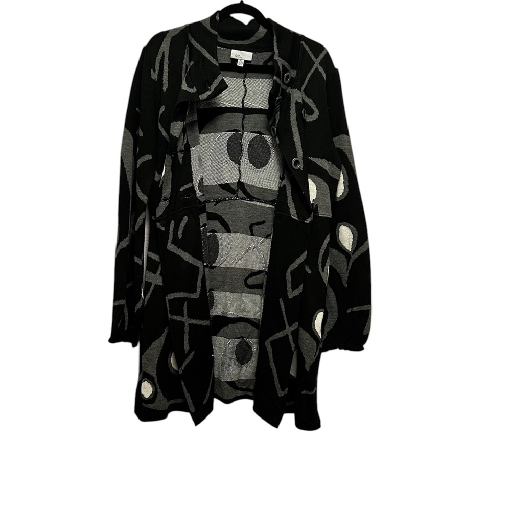 Three-Quarter Length Topcoat Sweater Sz XL - Picture 4 of 12